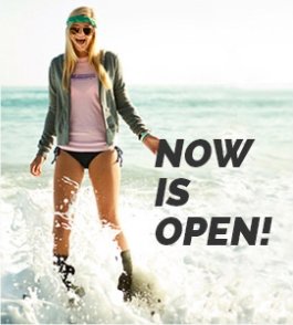NOW IS OPEN!